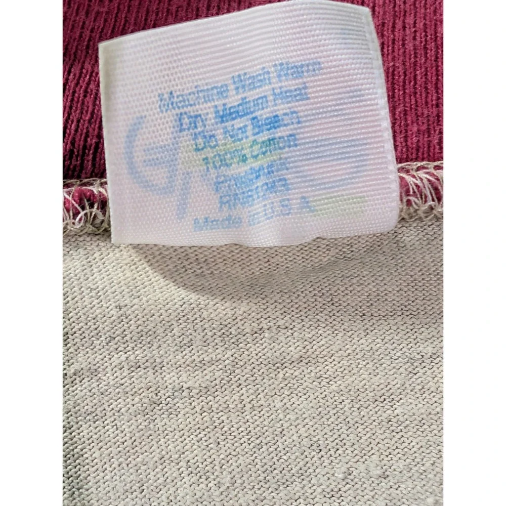 VTG Alore Branson Missouri Ringer T Shirt Large USA‎ Single Stitch Tee 80s 90s